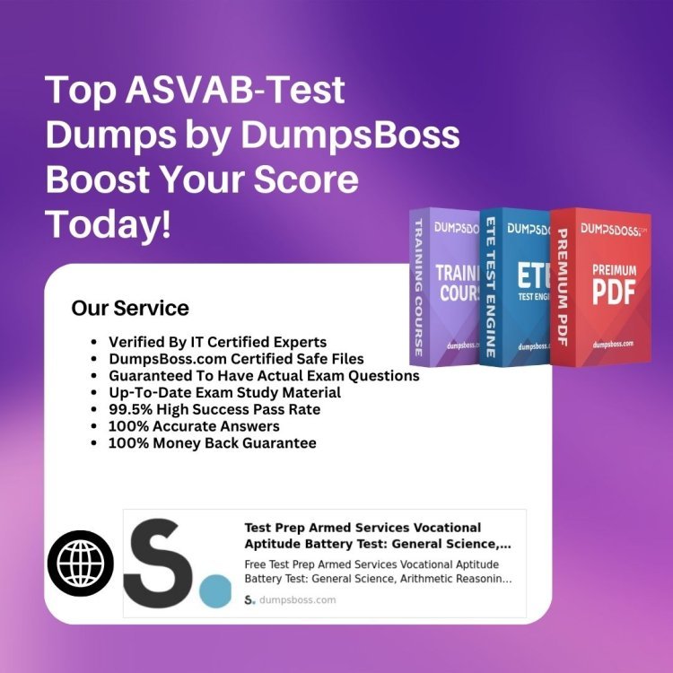 DumpsBoss: The Fastest Way to Prepare with ASVAB-Test Dumps