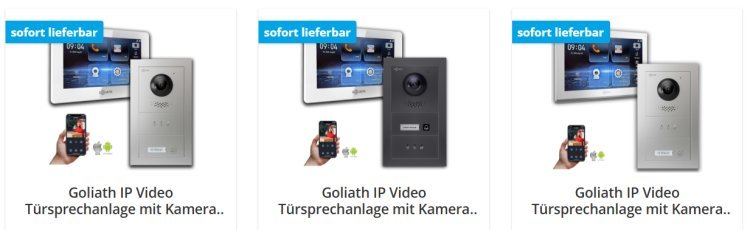 Wo kann man eine Goliath Video Türklingel kaufen?