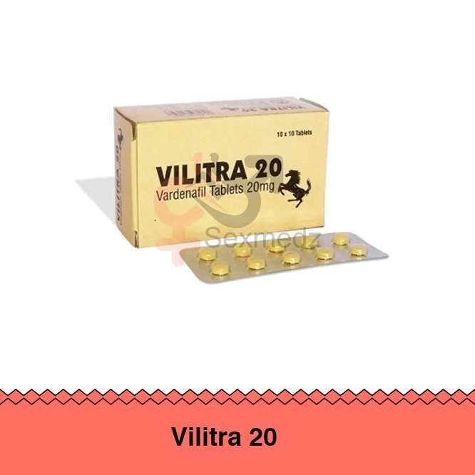 Vilitra 20 mg Buy Online For treat erectile dysfunction