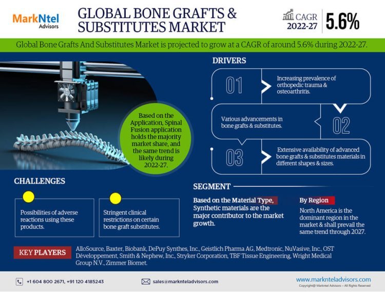 Bone Grafts And Substitutes Market Demand, Drivers and Opportunities 2022-2027