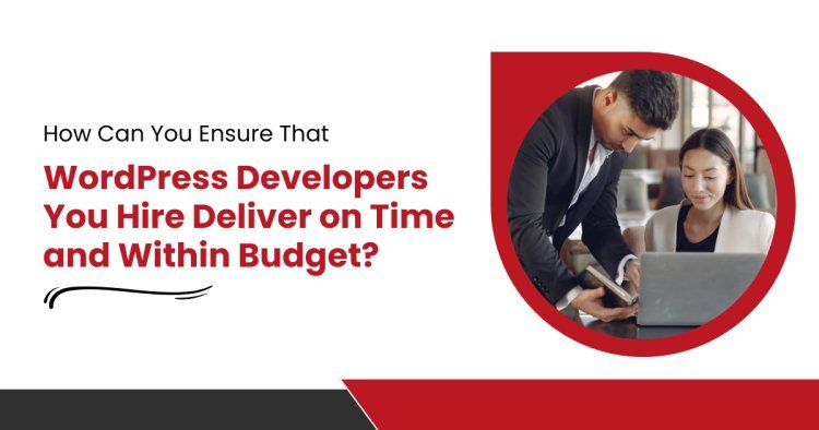 How Can You Ensure That WordPress Developers You Hire Deliver on Time and Within Budget?